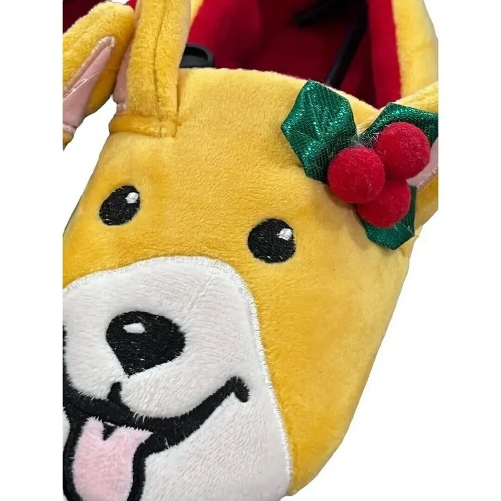 S/M New Christmas Puppy Dog Children's Slippers The Christmas Shoppe